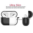 thumbnail image 3 of For Airpods Pro Silicone Case, Airpods Pro Case With Fur Ball, Njjex Cute AirPods Silicon Case with Airpods Pro Accessories Gold Keychain/Skin/Pompom (Front LED Visible) -Black, 3 of 7