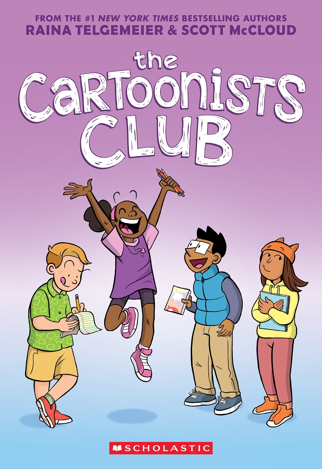 New and Trending: The Cartoonists Club a Graphic Novel by Raina Telgemeier