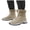 Khaki, variant on Women's Snow Boots Winter Lace up Fleece Lined Winter Ankle Booties Arch Support Outdoor Shoes for Walking Hiking White 10