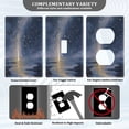thumbnail image 3 of Light Switch Cover Switch Plate Outlet Cover Plug Cover for Electrical Toggle Switch Sky Full Of Shooting Stars, 3 of 6