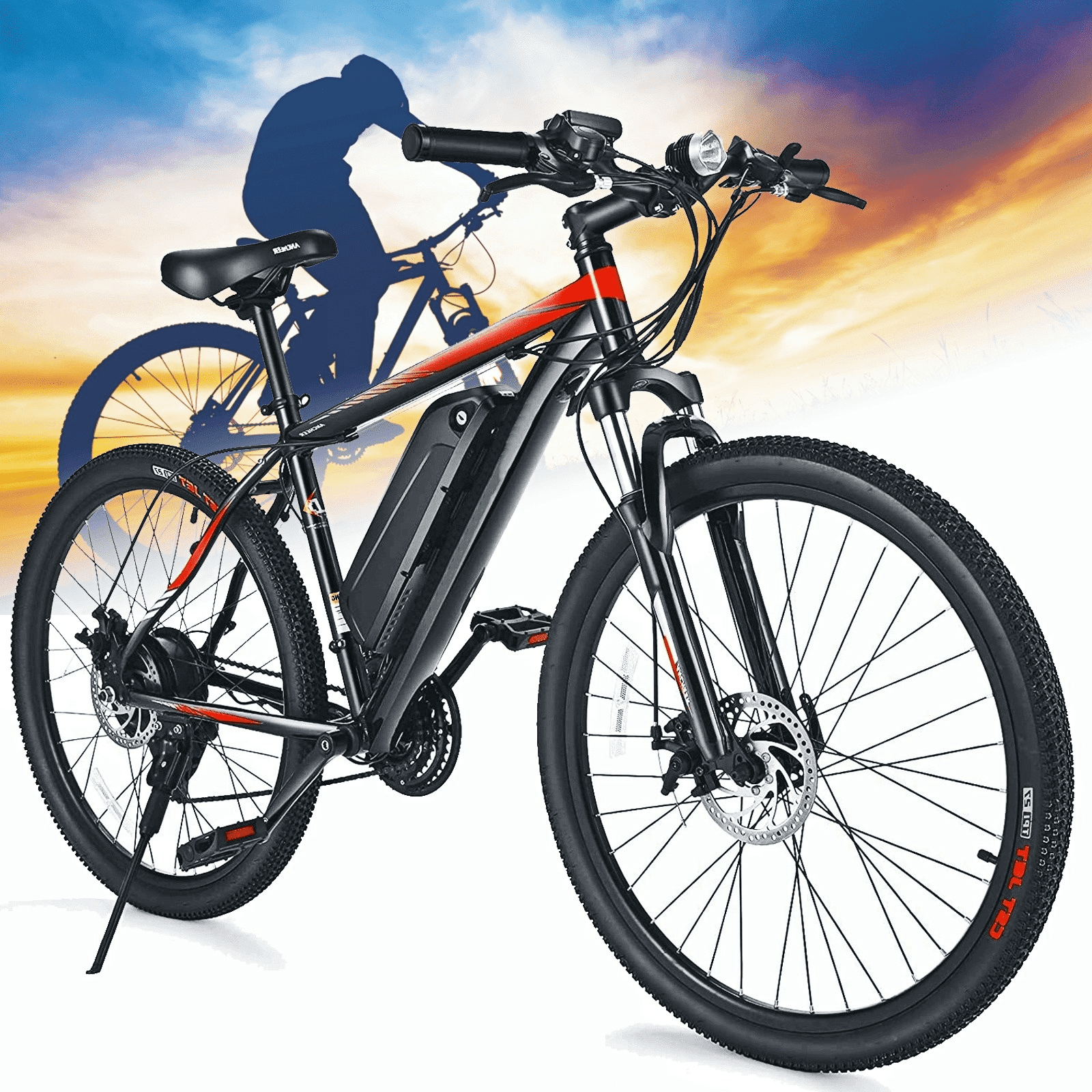 E-bike bicicleta eléctrica 27,5" mountainbike e-MTB 21-gäng Shimano Pedelec 35km/h UE 