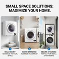 thumbnail image 3 of EUHOMY 3.5 Cu.ft Portable Dryer, 26.4lbs Clothes Dryer with 4 Modes for Apartments, Dorms & Small Spaces, 3 of 6