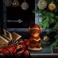 thumbnail image 4 of Luoshdecor Highland Cow Figurine Light,Resin Xmas Reading Book Highland Cow LED Light Gifts for Home Office Tabletop Decor 5.9 in, 4 of 6