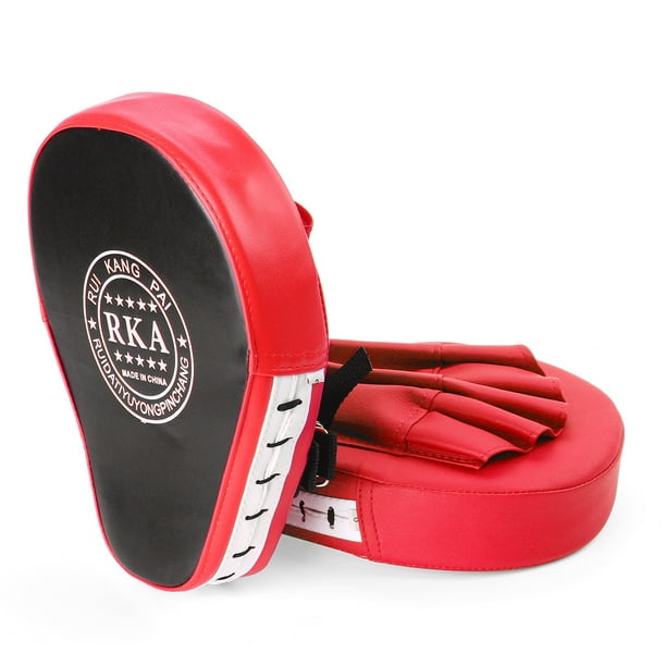 Boxing Pads Focus Mitts MMA Muay Thai Hook and Jab Curved Kickboxing