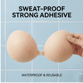 thumbnail image 2 of Seamless Push-Up Adhesive Bra - Invisible Strapless Backless Silicone Sticky Bra for Women, 2 of 5
