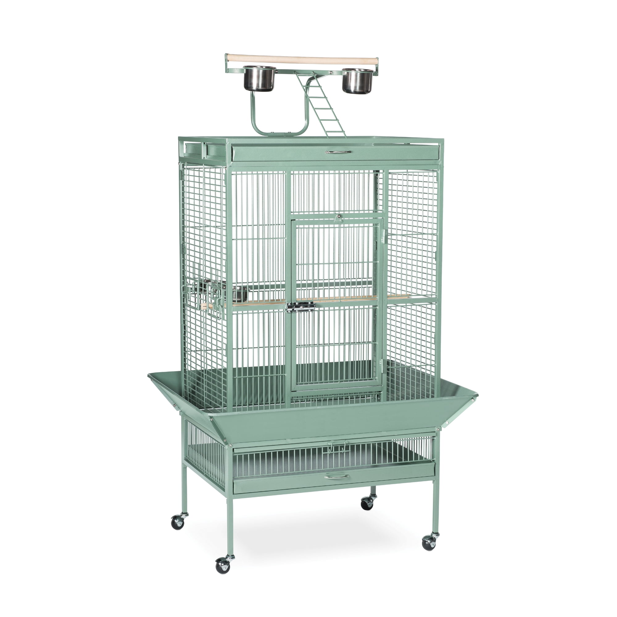 Prevue Pet Products Select Wrought Iron Sage Green Bird Cage