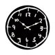 thumbnail image 4 of Reloj de pared silencioso, redondo, único, de fácil lectura, decoración de pared para 10022, 4 of 9