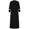thumbnail image 4 of TSSOE Long Sleeve Muslim Abaya for Girls Liturgical Worship Costume Ramadan Prayer Robe Praise Dress Kaftan Maxi Gown Black 8, 4 of 5