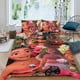 thumbnail image 2 of Moana Princesa Conjunto de sábanas temático, trío de piezas, cómodo y amigable con la piel, diseño único, regalo de decoración para el hogar para familiares, amigos y fans,135cm *200cm, 2 of 6