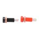 thumbnail image 1 of Conector 10 Uds. Conectores Tipo Banana Material DE LATÓN Orificio De 4mm/0,2 Pulgadas Resistencia De Aislamiento Máximo 24A Conector Hembra 30V-60V, 1 of 7
