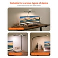 thumbnail image 3 of Dual Head LED Clamp Desk Lamp, 360° Flexible Gooseneck Adjustable Task Lighting with Secure Clip, Dimmable Brightness for Office Study Workbench, 3 of 7