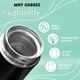 thumbnail image 3 of Recipiente de almacenamiento nugbuddy Mini hermético de 100 ml con tarro de vidrio, 3 of 7