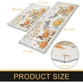 thumbnail image 2 of 2Piece Anti Fatigue Kitchen Mat Seasonal Fall Holiday Party Vintage Farmhouse Kitchen Rug Runner Set for Home Office Non Slip Waterproof Heavy Duty Comfort Standing Mats(Hello Fall), 2 of 6