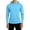 Light Blue, variant on LIaqionyy Men's Hooded Shirts Sun Protection Long Sleeve Casual Athletic Lightweight Tops for Running Gym Workout