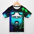 thumbnail image 3 of Geometry Dash Children's T-Shirt Short Sleeve T-Shirt Breathable Summer Tee Shirt for Boys Girls 100CM, 3 of 8