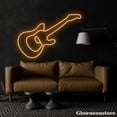 thumbnail image 3 of Glowneon Guitar Neon Sign, Electric Guitar Led Sign, Instruments Shop Decor Wall, Music Shop Led, 3 of 5