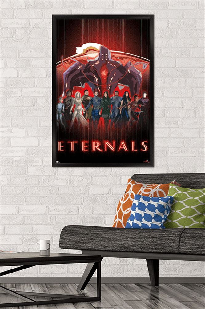 Marvel Eternals - Shadow Wall Poster, 22.375" x 34", Framed