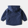 thumbnail image 4 of NAISIBABY Toddler Boys Jackets, Windbreaker Zipper Hooded Coats Kids Fall Outwear Navy 7T, 4 of 4