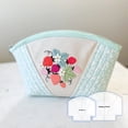 thumbnail image 3 of WHEANG Measuring Tool Ruler Woven Spiral Storage Basket Tool Ruler Patchwork Ruler Acrylic Template Ruler One Size Multi-Color, 3 of 3