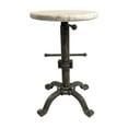 thumbnail image 6 of Contemporary Home Living Round Top Adjustable Barstool - 30" - Brown, 6 of 9