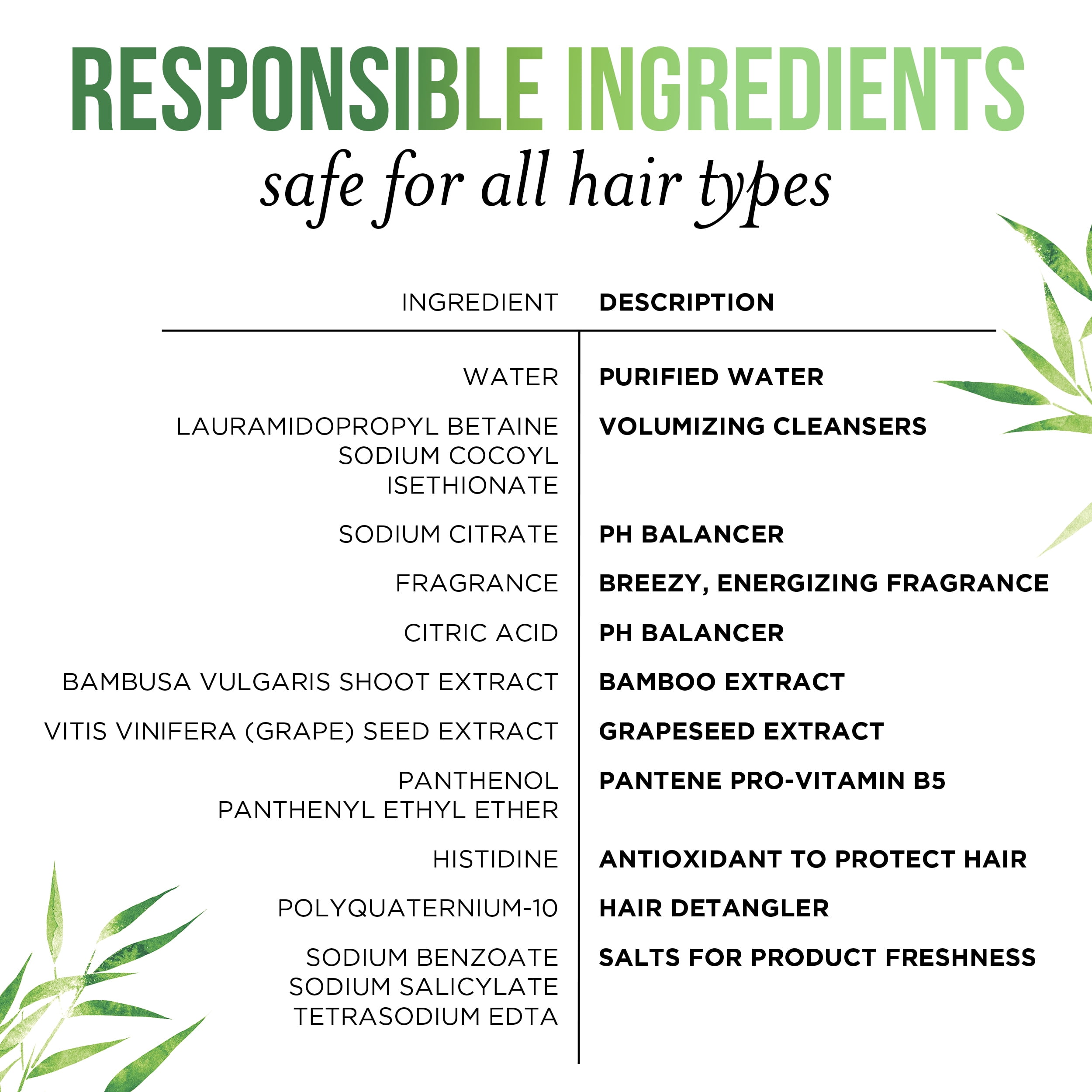 Pantene Sulfate Free Volumizing Shampoo, for Fine or Flat Hair with Bamboo, Color Safe, 9.6 oz