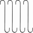 thumbnail image 1 of Black Metal S-Hook for Hanging Bird Houses, Wardrobes, Clothes Baskets, and Bicycles Indoors or Outdoors, 1 of 5