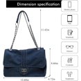 thumbnail image 6 of Denim Crossbody Bag, Jean Purses for Women Denim Clutch Purses and Handbags, 6 of 7