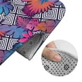 thumbnail image 5 of Honeii Tropical Leaves Pattern Bathroom Anti-Skid Pad Bathroom Mat Vintage Seamless Pattern Not-Slip Toilet Rug Set, 5 of 6