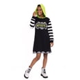 thumbnail image 2 of Beetlejuice Halloween Cosplay Hoodie Dress with Long Sleeves, Sizes 4-12, 2 of 13