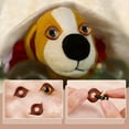 thumbnail image 2 of 100 Sets Safety Eyes with Eyelid Buckles Craft Eyes Stuffed Animal Eyes Crochet Eyes with Washers Plastic Felt Eyes for Amigurumi Puppet Teddy Bear Crochet Plush Animal Making DIY, 2 of 9