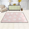thumbnail image 3 of SKYSONIC Lightweight Soft Area Rugs Cute Baby Stars Floor Mat for Kids Playing Room Hardwood Floor Living Room Nursery Rugs, 72x48 inch, 3 of 6
