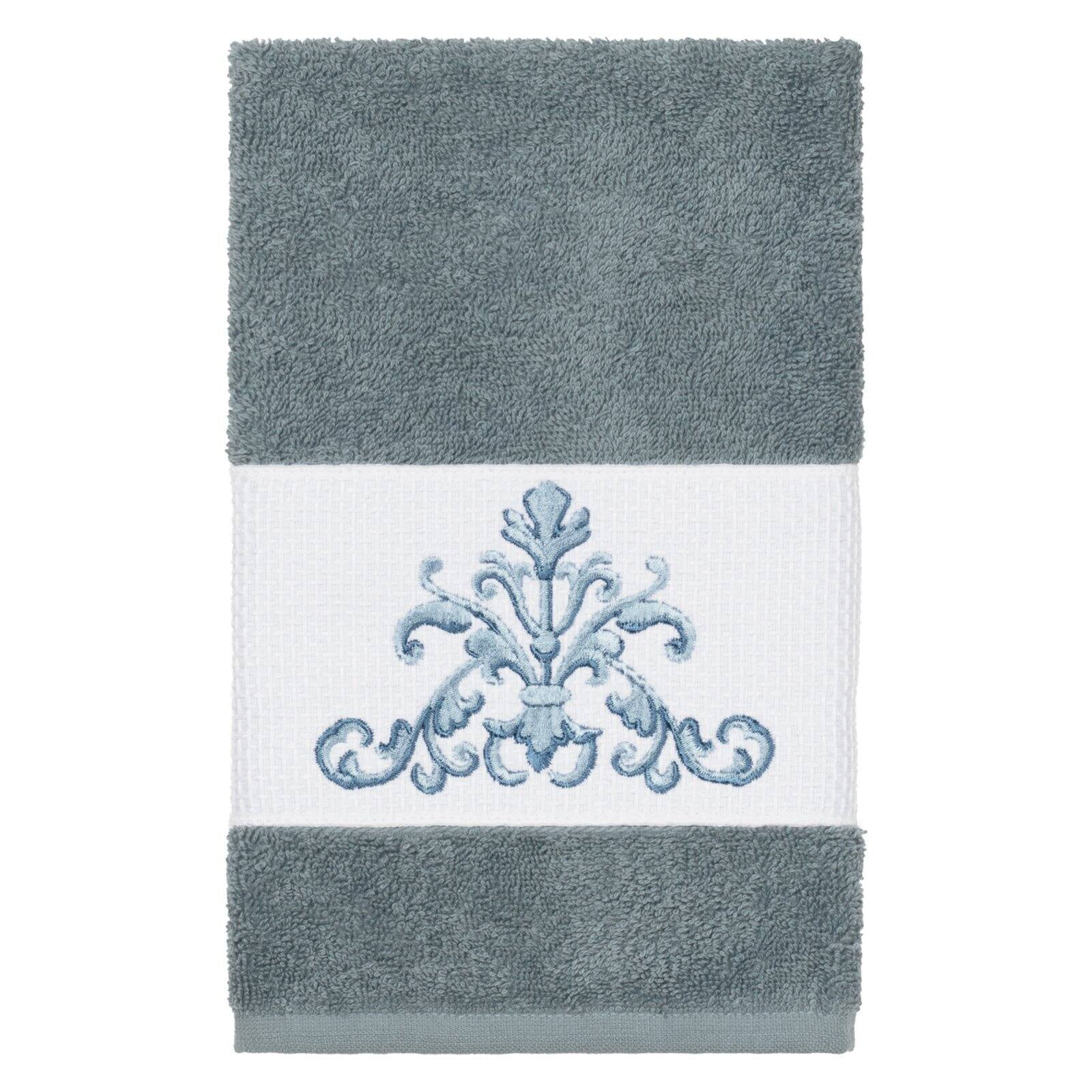 light teal towels