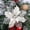 White, variant on EQWLJWE 12 PCS Flower Artificial Pointsettia with Clips Christmas Decor Glitter Poinsettia Christmas Ornaments Christmas Tree Flower Decorations with Stems DIY Xmas Wreath Holiday Party Decor