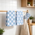 thumbnail image 1 of Weave Kitchen Towels 2 Pack Drying Cloth Highly Absorbent Dry Tea Towel For Kitchen Counter Glass Cleaning Streak Free, 1 of 6