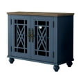 thumbnail image 3 of LIVILAND 38" Vintage Style Wood Kitchen Accent Buffet Sideboard Cabinet - Navy, 3 of 8