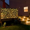 thumbnail image 3 of 39FT Solar Fairy Lights Expandable Faux Privacy Fence Artificial Sunflower Fence Screen with Solar String Lights Waterproof Ivy Hedge Fencing Panel Decor for Garden Patio Backyard Balcony, 3 of 10