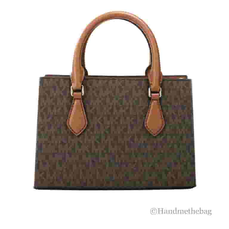MICHAEL KORS★SHEILA SMALL SATCHEL Michael Kors Womens Sheila Small Faux Saffiano Leather