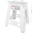 thumbnail image 3 of Rdeghly Portable Living Plastic Dots Folding Step Stool Anti-slip Foldable Adults Chair, Anti-slip Stool, Portable Stool, 3 of 8