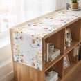 thumbnail image 6 of Watercolor Wildflowers 90 Inch Table Runner, Farmhouse Botanical Floral Herbs Farmhouse Dresser Scarf Cotton & Linen Tablerunner for Dining/Kitchen Island/Holiday Party Décor 13" x 90", 6 of 9