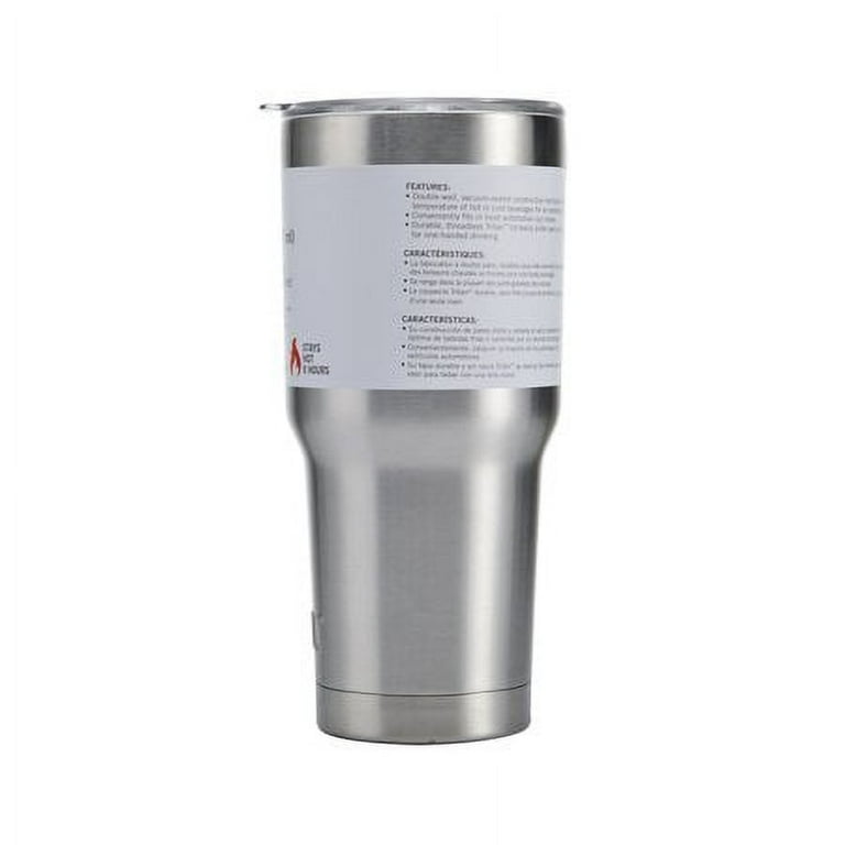 Built 30-Ounce Double-Walled Stainless Steel Tumbler in Stainless Steel , Silver
