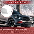 thumbnail image 3 of Tapa del gancho de remolque delantero derecho de Unique Bargains para MercedesBenz GLC X253 2016-2018 Gancho No.2538853400 Tono plateado Plástico 1 Pc, 3 of 6