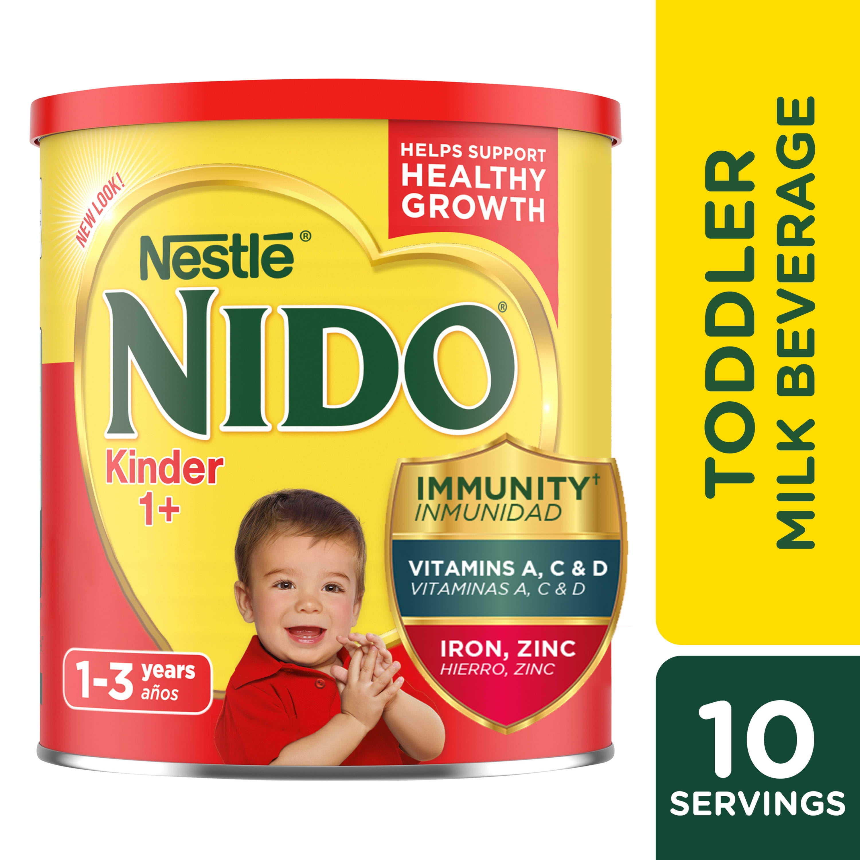 Nestle Nido Kinder 1 Plus Toddler Powdered Milk Beverage, 12.6 oz