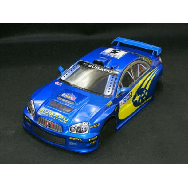 1:10 RC Drift Car SUBARU WRX STI Painted PVC Body Shell+Rear Wing Remote Control 1/10 Scale