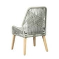 thumbnail image 6 of Newboti Furniture Grey and Weathered Wash Woven Back Side Chairs (Set of 2) 25140, 6 of 7