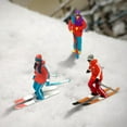 thumbnail image 3 of 3x 1/64 Mini Skiing Figure Table Scene Layout Scenery Accessories Children Toys , A, 3 of 8