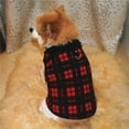 thumbnail image 3 of Pet Dog Winter Fleece Harness Vest Puppy Cat Warm Sweater Coat Apparel Costumes, 3 of 4