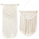 thumbnail image 1 of Macramé para colgar en la pared, atrapasueños de algodón hecho a mano para dormitorio, sala de estar, decoración del hogar (2 piezas 02), 1 of 5