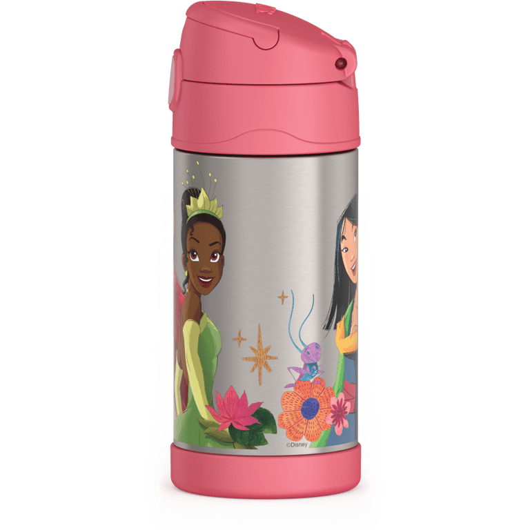 JARLSON kids water bottle with straw - CHARLI - insulated stainless steel water  bottle - thermos - girls/boys (Cat 'Star' 12 oz) 12 oz Cat 'Star