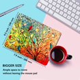 thumbnail image 4 of Square Mouse Pad Colored Tree,Personalized Premium-Textured Custom Mouse Mat Design,Washable Mousepad Lycra Cloth,Non-Slip Rubber Base Computer Mouse Pads for Wireless Mouse, 4 of 6