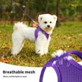 thumbnail image 3 of Charkool Reflective Dog Harness and Leash, Adjustable Breathable Dog Vest, Training for Extra Small Dogs,Purple, 3 of 6